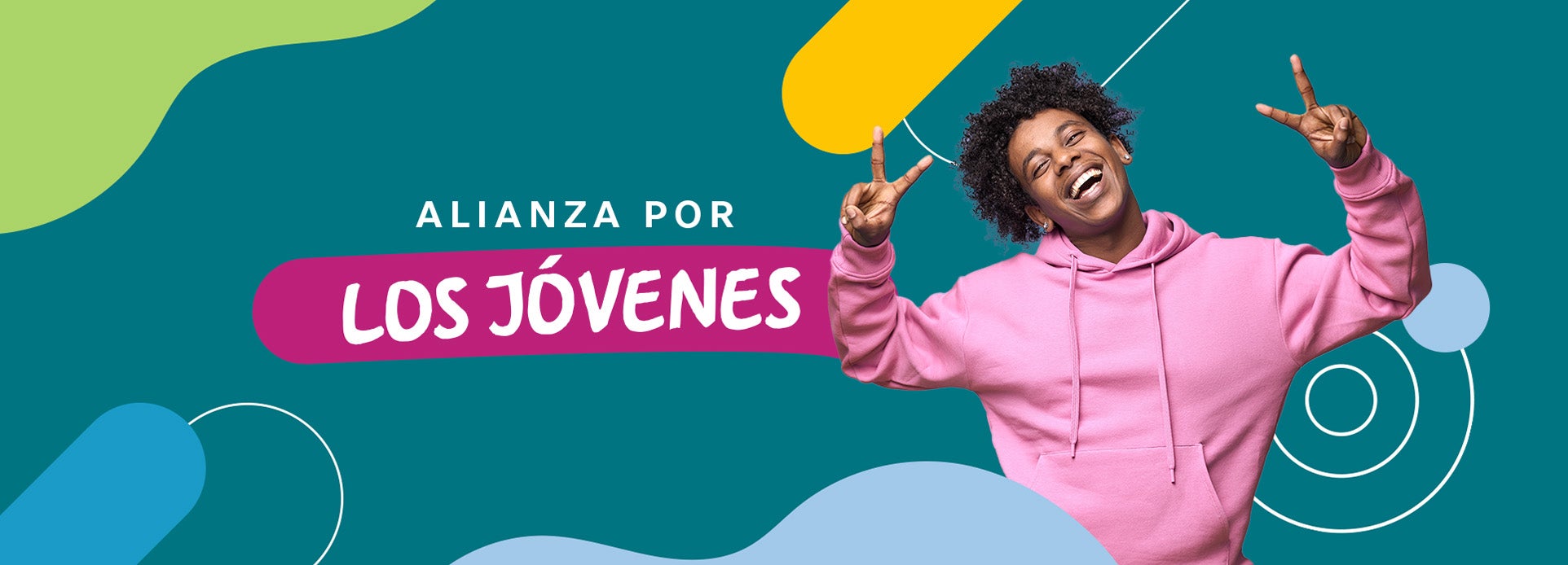 Banner alianza por los jóvenes